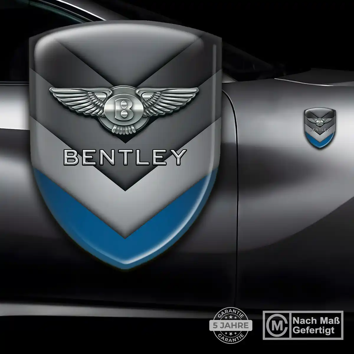 Bentley Aufkleber 3D Gel Wappen Markenedition