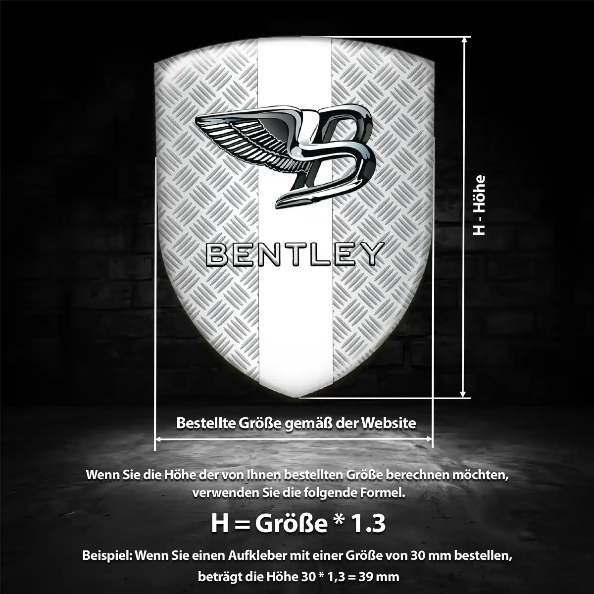 Bentley Aufkleber Auto Hohe Qualität