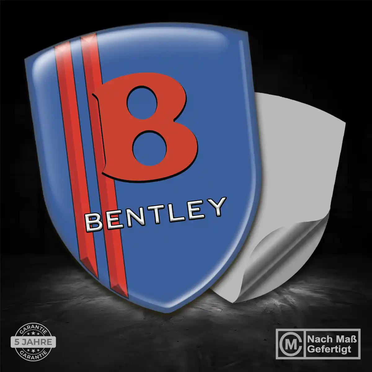 Bentley Aufkleber Emblem Ausdrucksstarkes Design