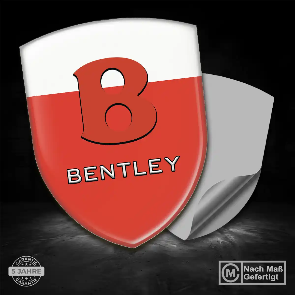 Bentley Aufkleber Emblem Edles Design