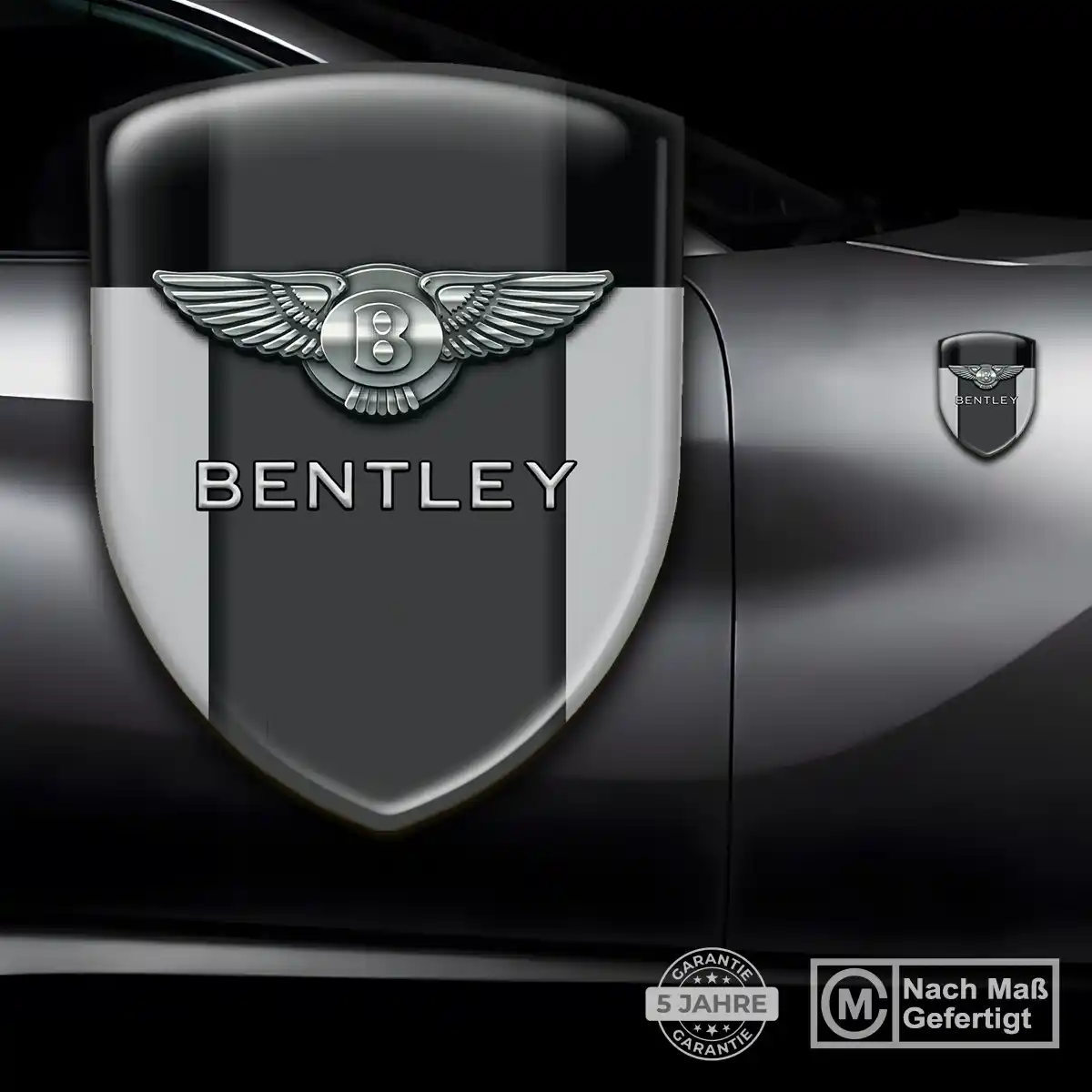 Bentley Aufkleber Emblem Elegantes Design