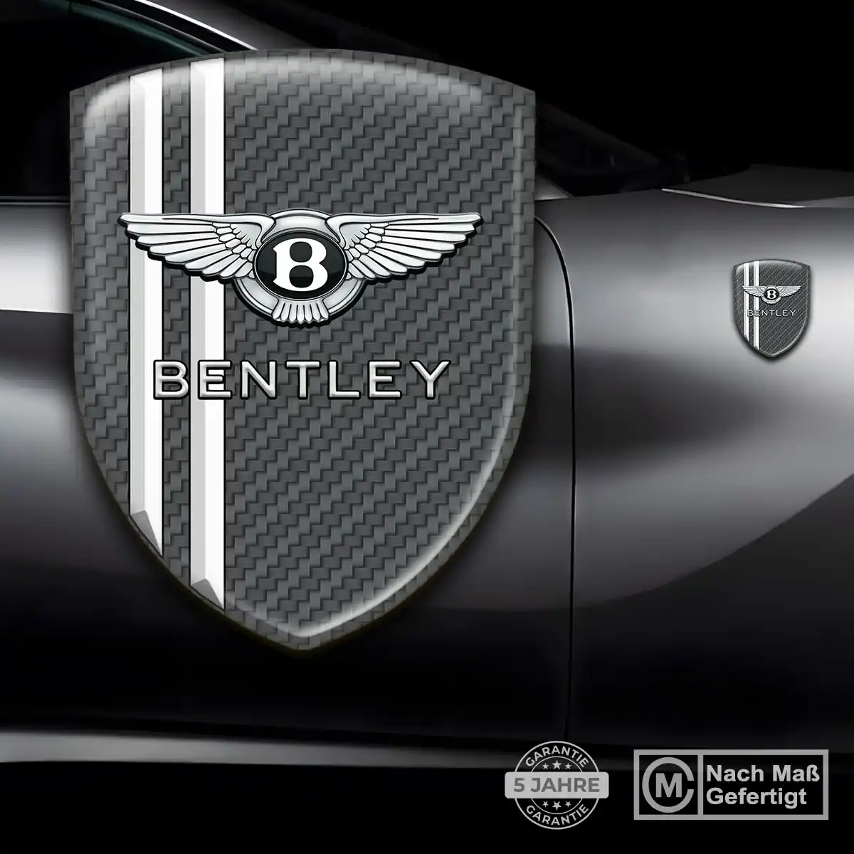 Bentley Aufkleber Emblem Stilvolles Design
