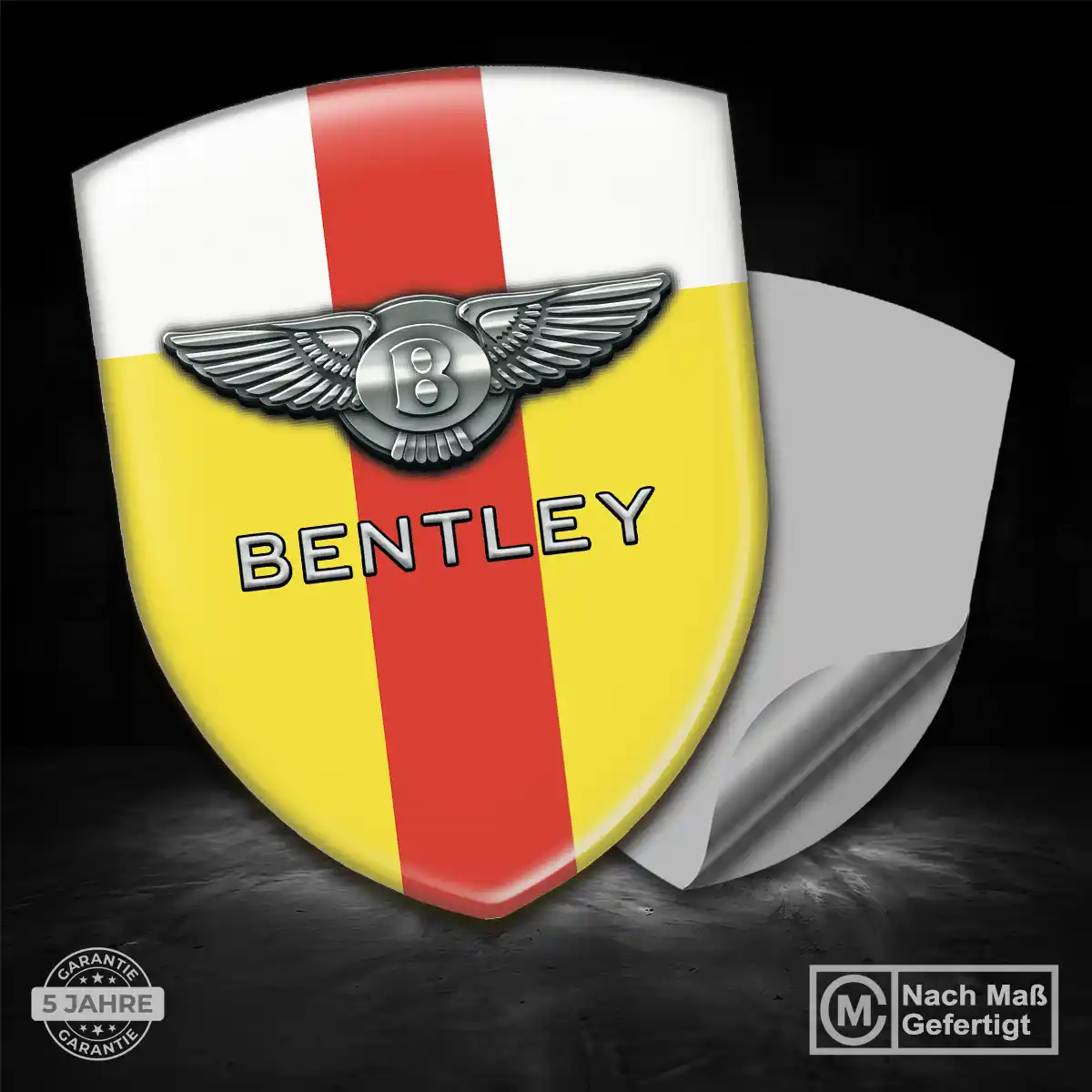 Bentley Aufkleber Emblem Tuningfahrzeug