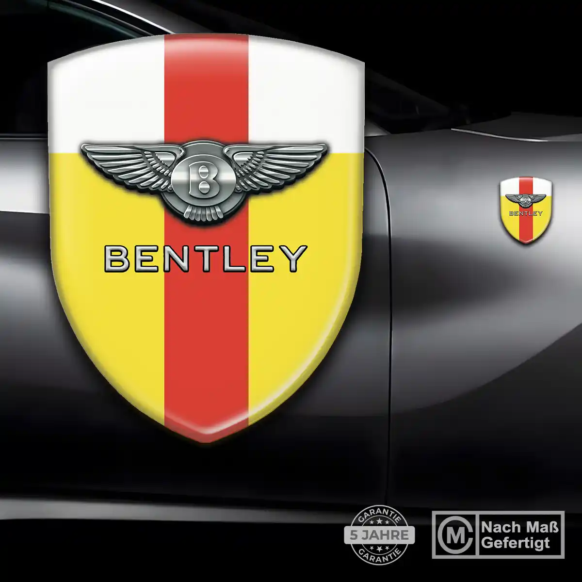 Bentley Aufkleber Emblem Tuningfahrzeug