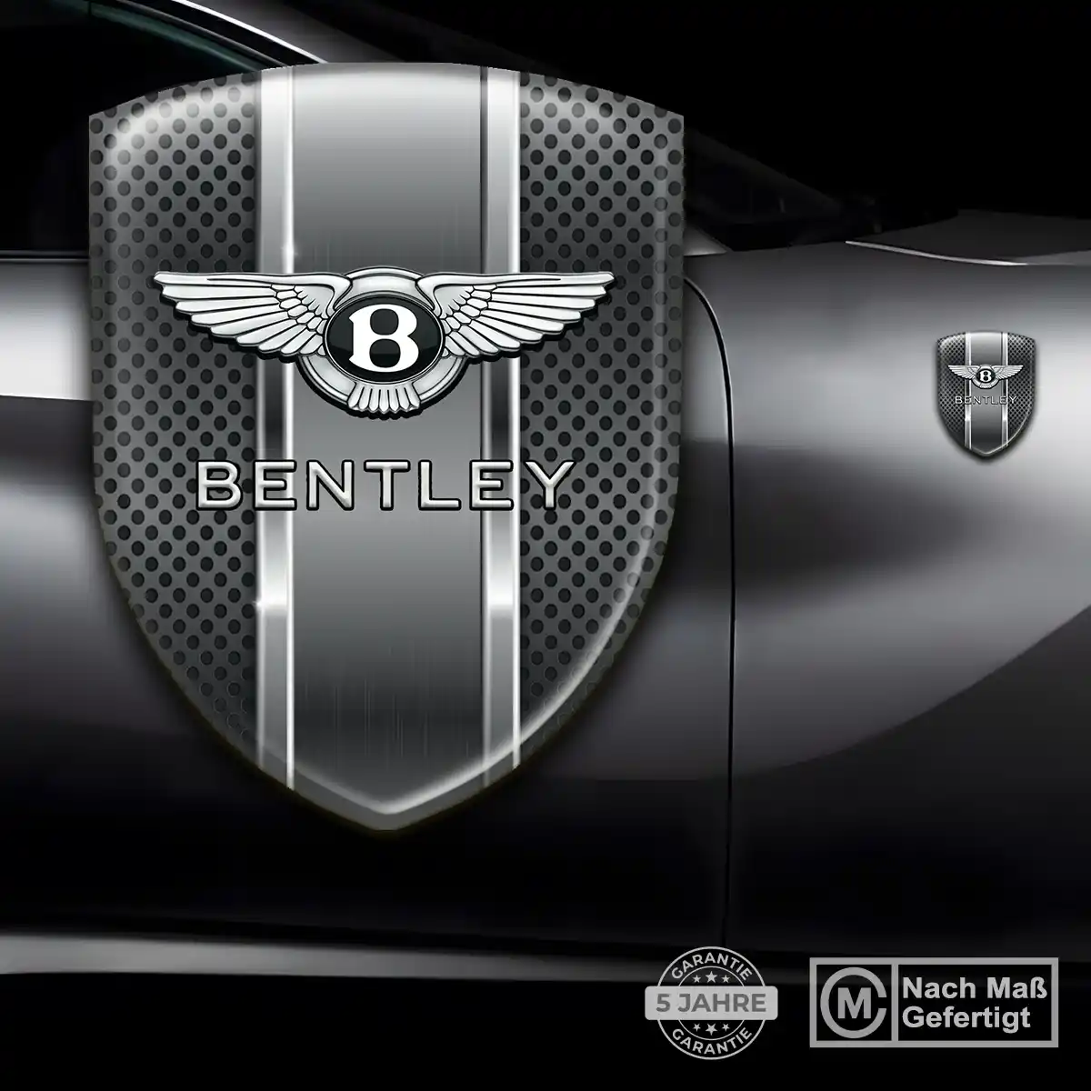 Bentley Aufkleber Emblem Wappen Ausdrucksstarkes Design