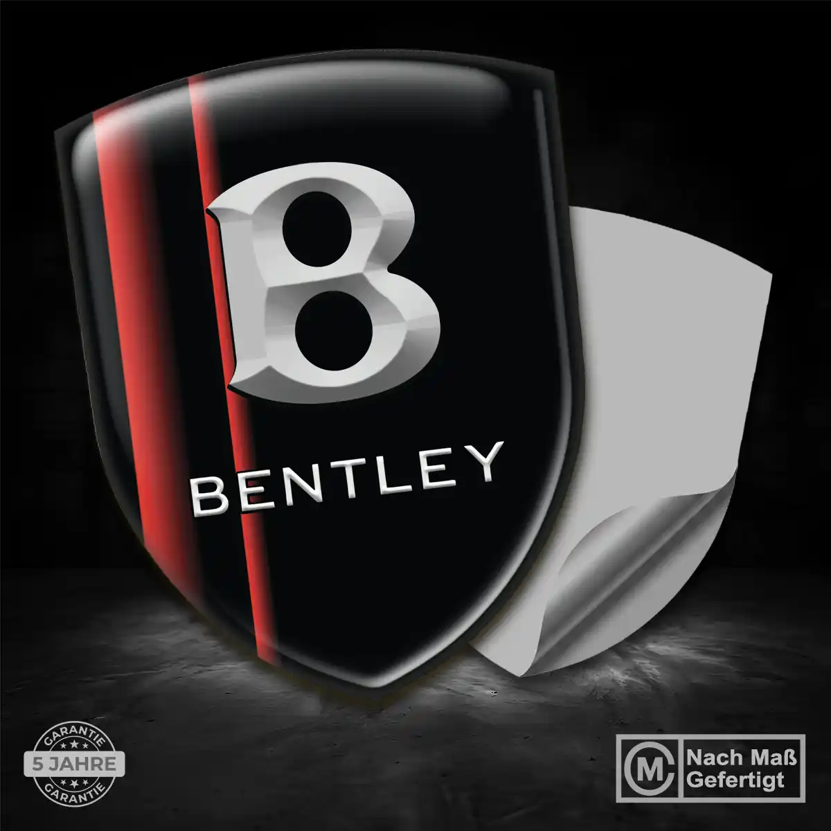 Bentley Aufkleber Emblem Wappen Auto Elegantes Design