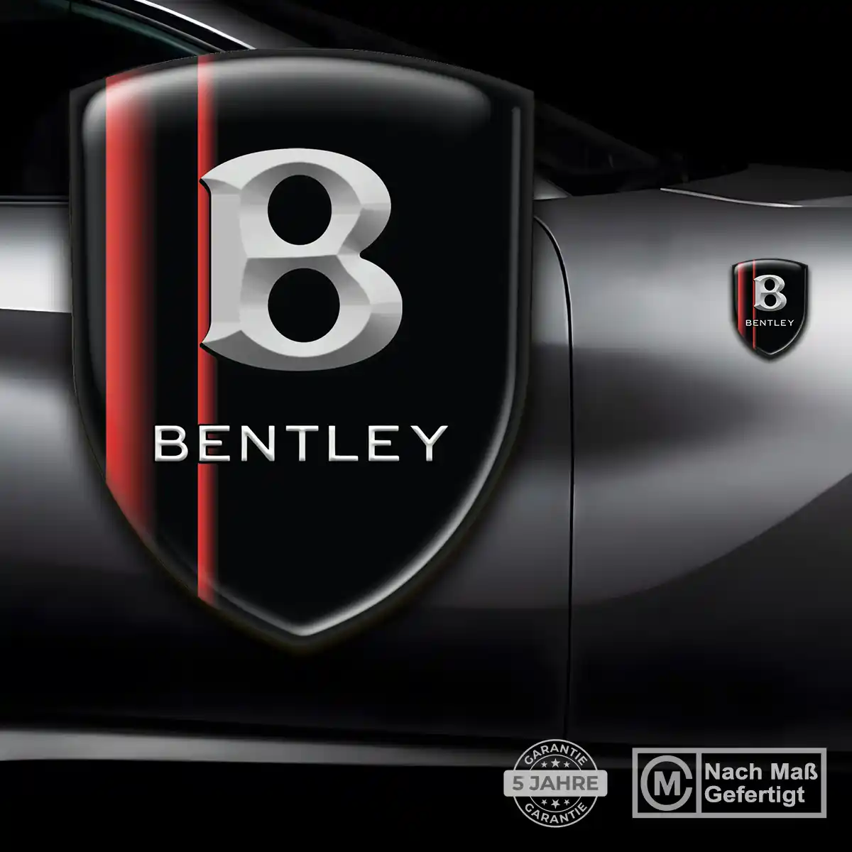Bentley Aufkleber Emblem Wappen Auto Elegantes Design