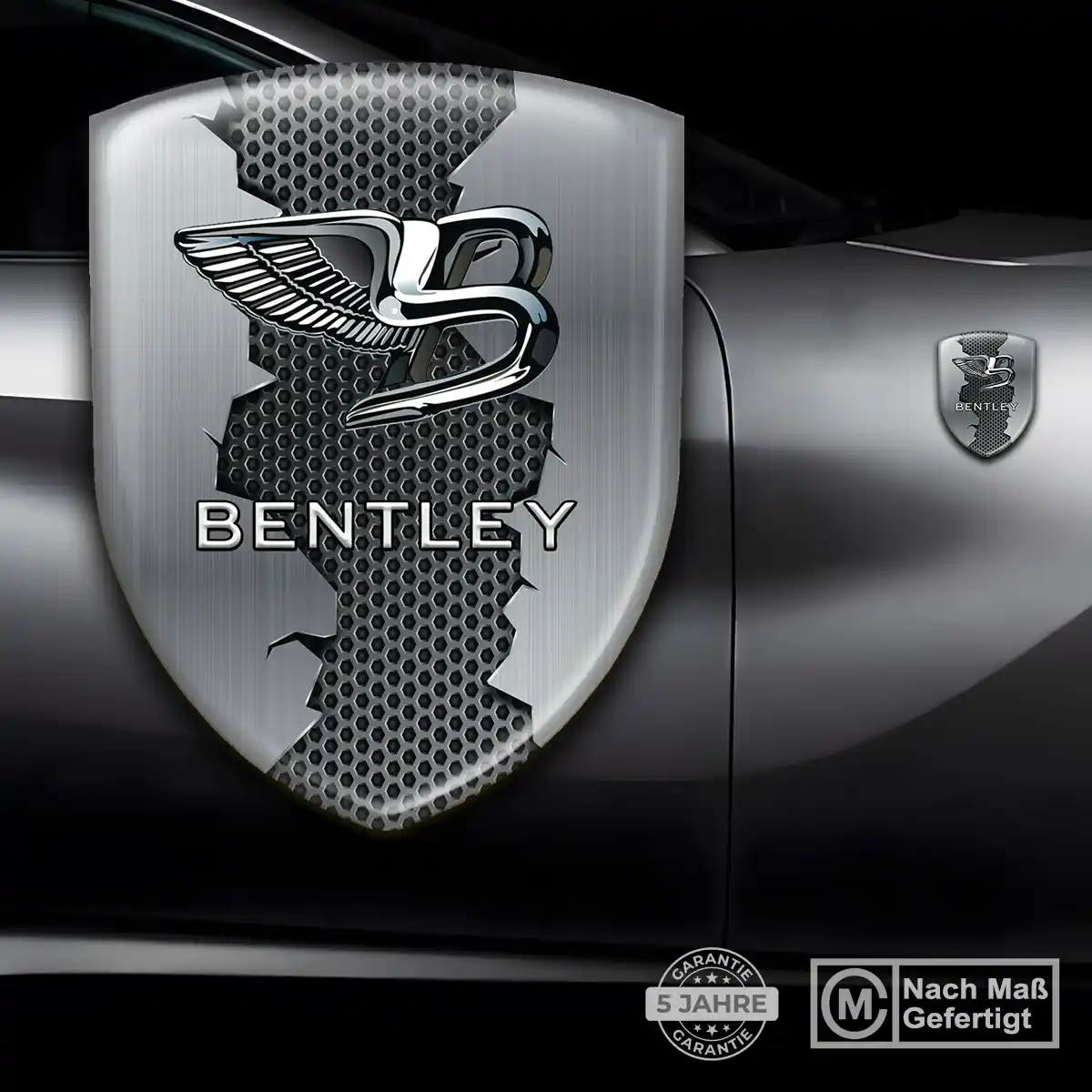 Bentley Aufkleber Emblem Wappen Auto Erstklassige Qualität