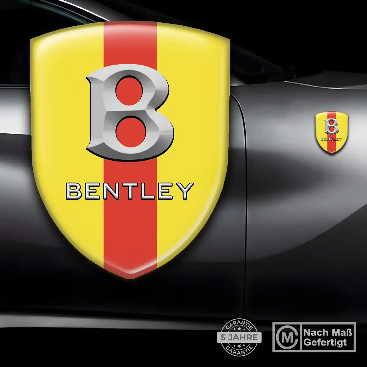 Bentley Aufkleber Emblem Wappen Auto Interieurdesign