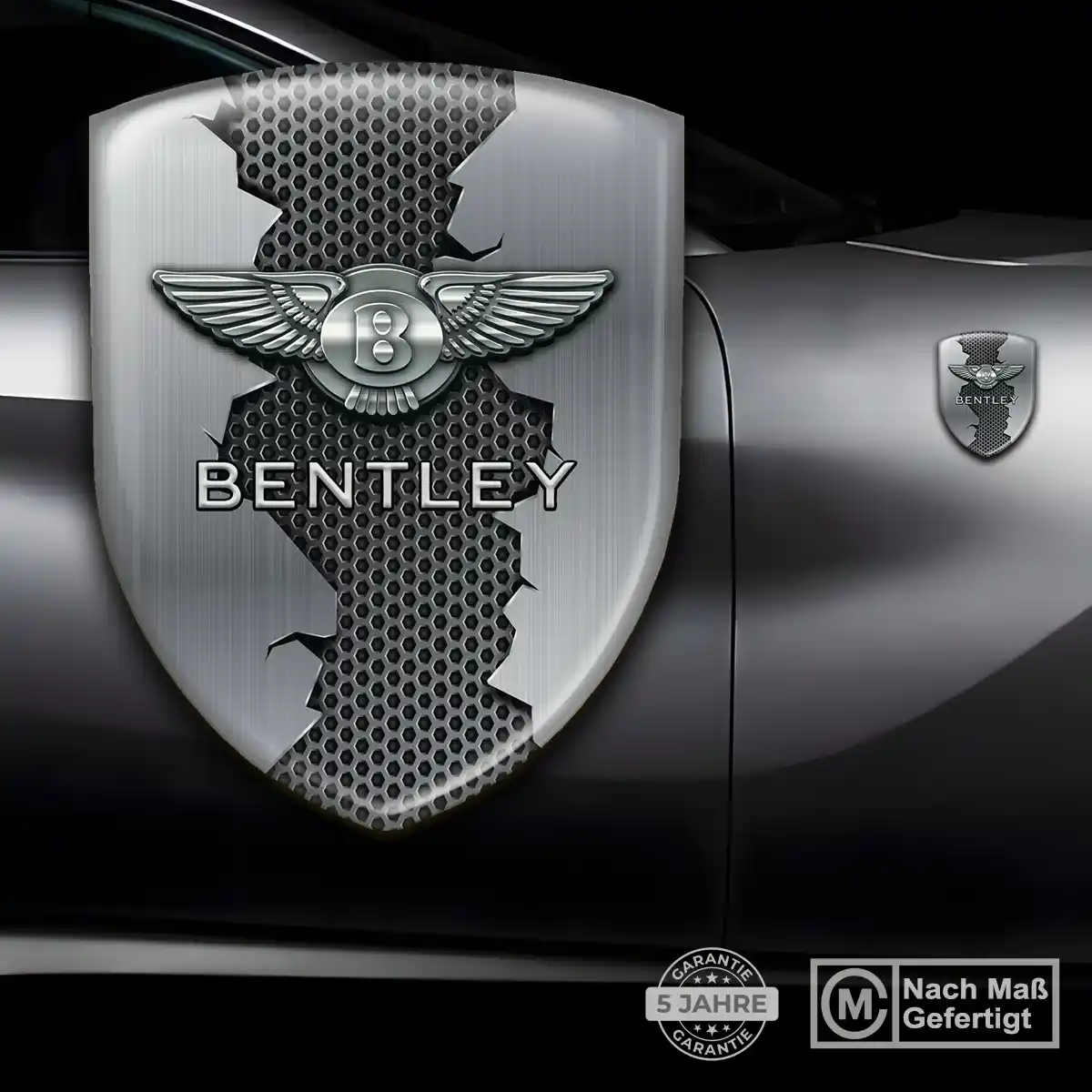 Bentley Aufkleber Emblem Wappen Auto Limitierte Auflage