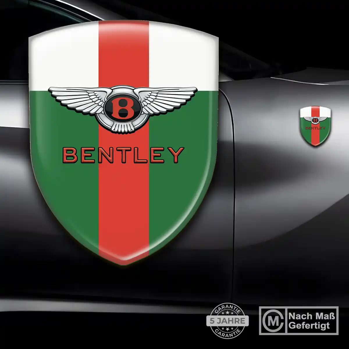 Bentley Aufkleber Emblem Wappen Auto Premium-Edition