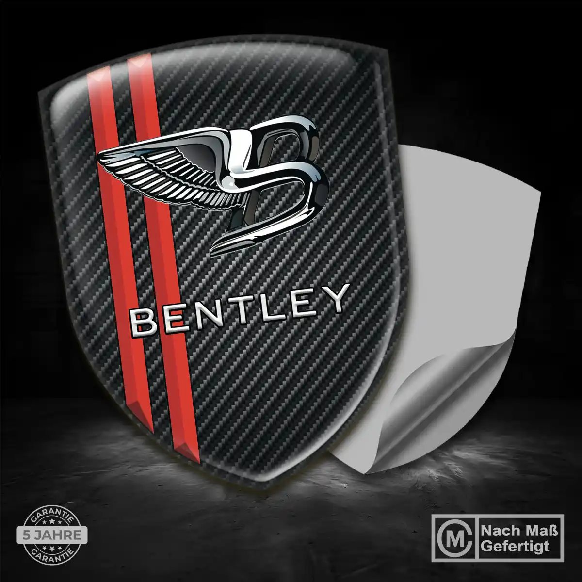 Bentley Aufkleber Emblem Wappen Auto Spitzenqualität