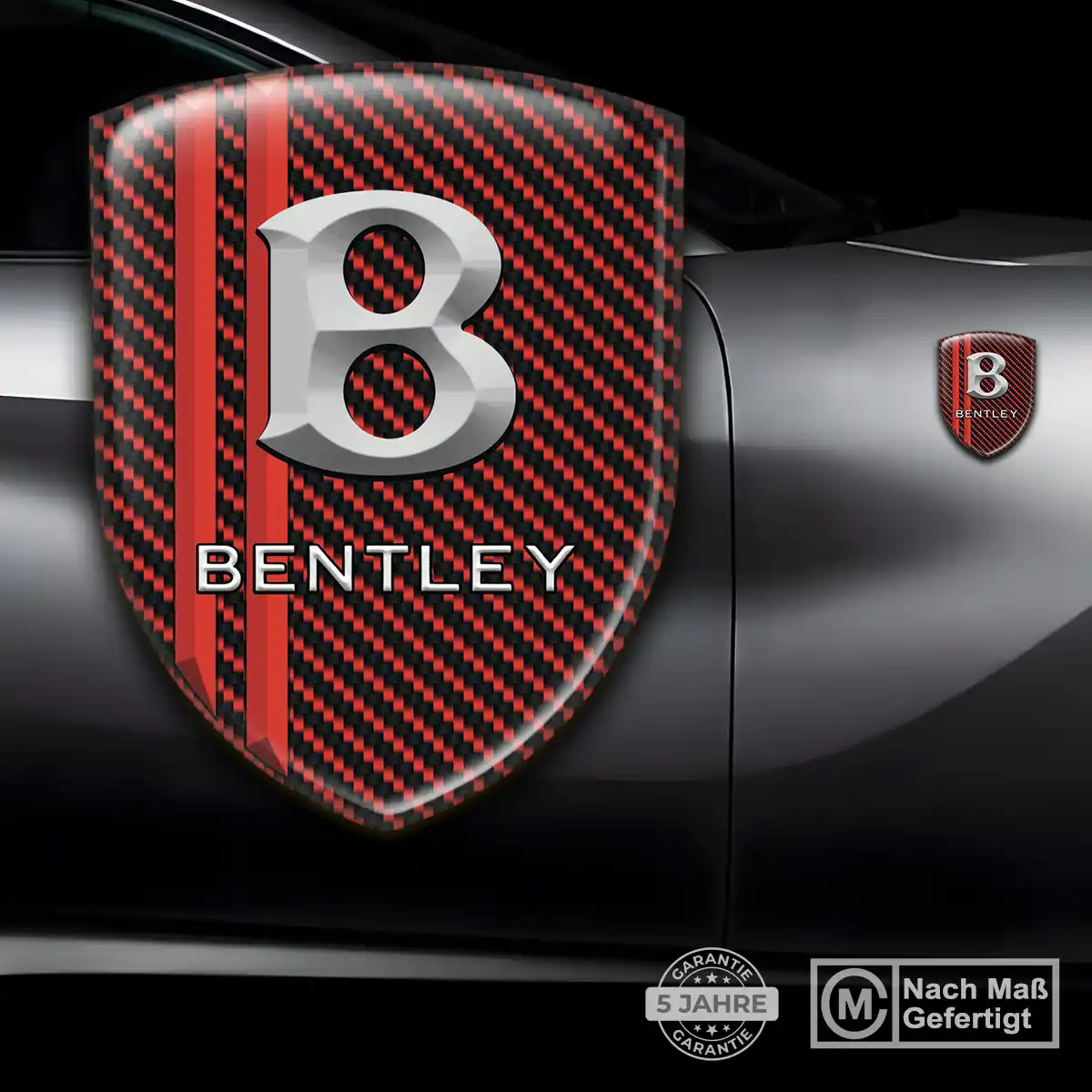 Bentley Aufkleber Emblem Wappen Auto Stilvolles Design
