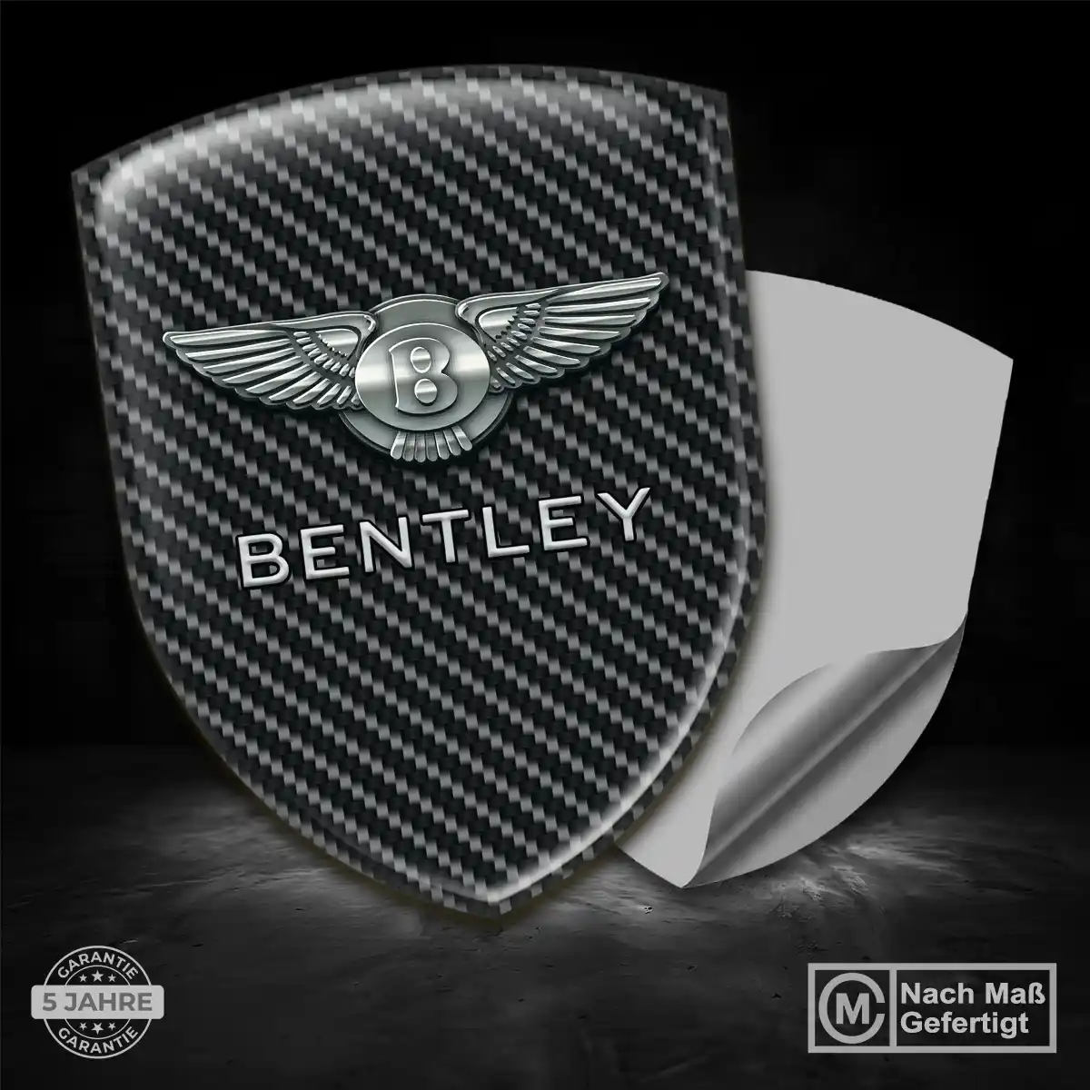 Bentley Aufkleber Emblem Wappen Überzeugende Qualität