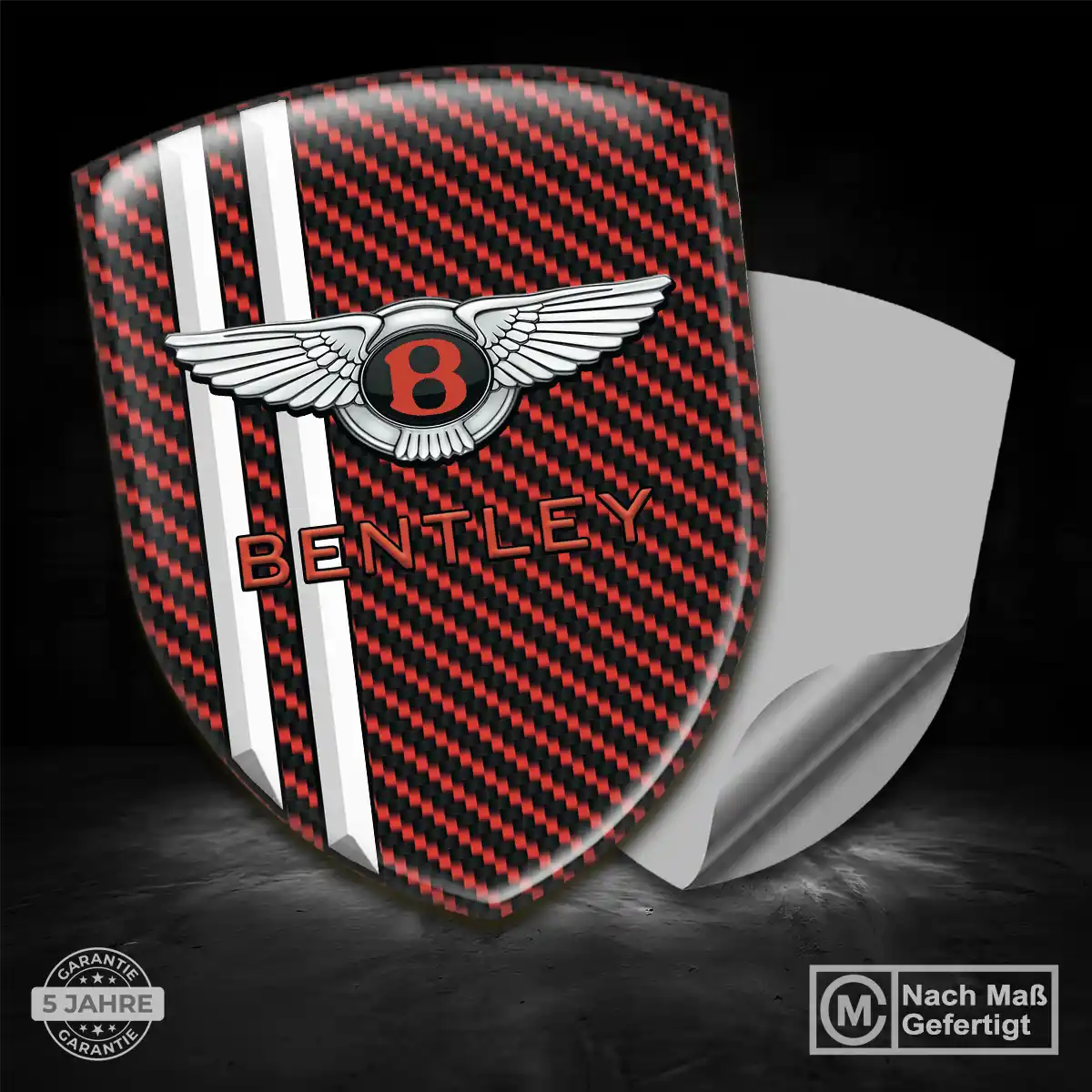 Bentley Aufkleber Emblem Wappen Edles Design