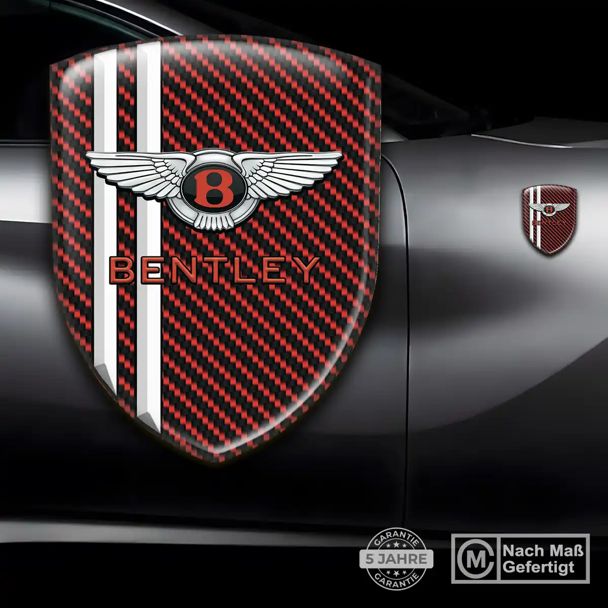 Bentley Aufkleber Emblem Wappen Edles Design