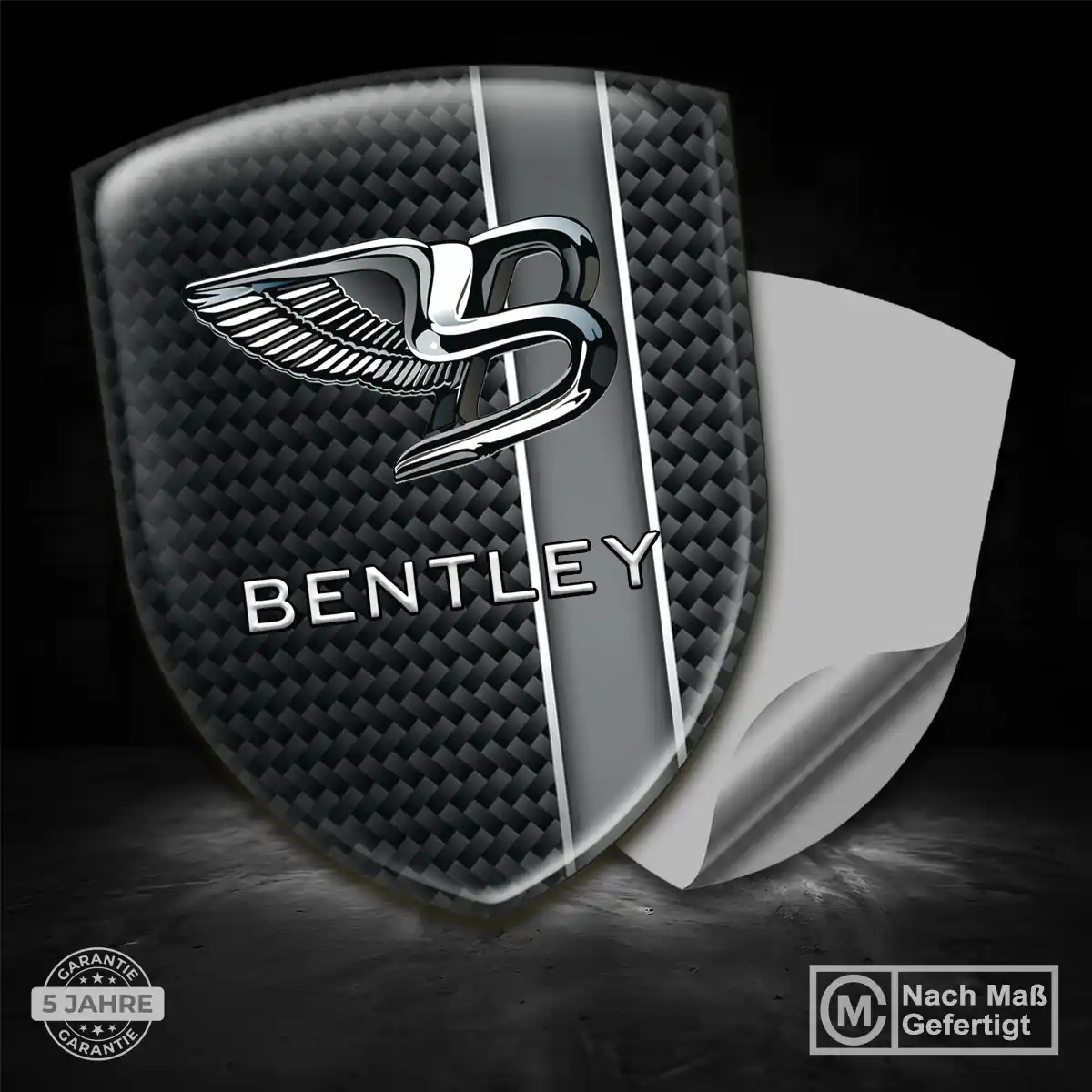 Bentley Aufkleber Emblem Wappen Erstklassige Qualität