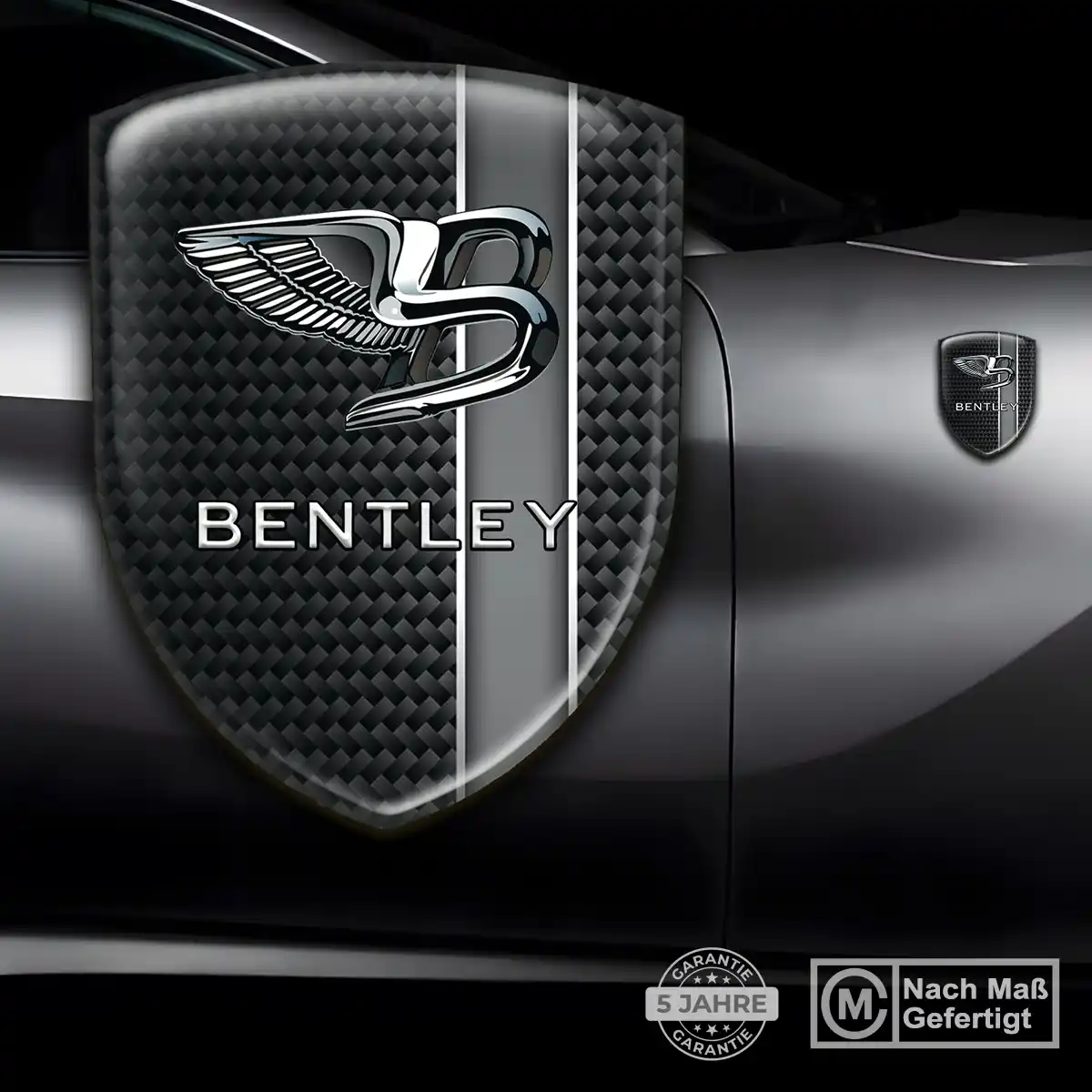 Bentley Aufkleber Emblem Wappen Erstklassige Qualität