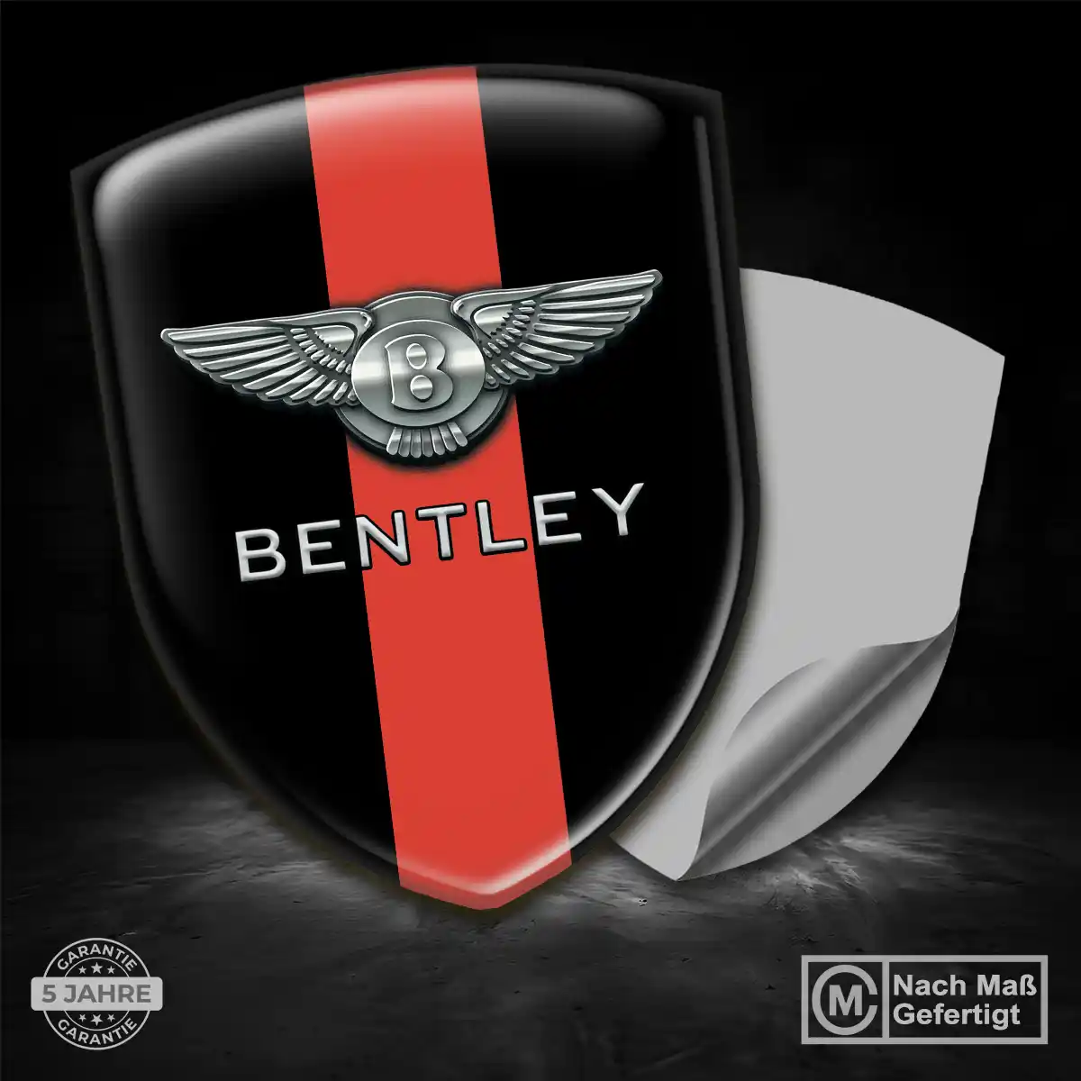 Bentley Aufkleber Emblem Wappen Höchste Qualität
