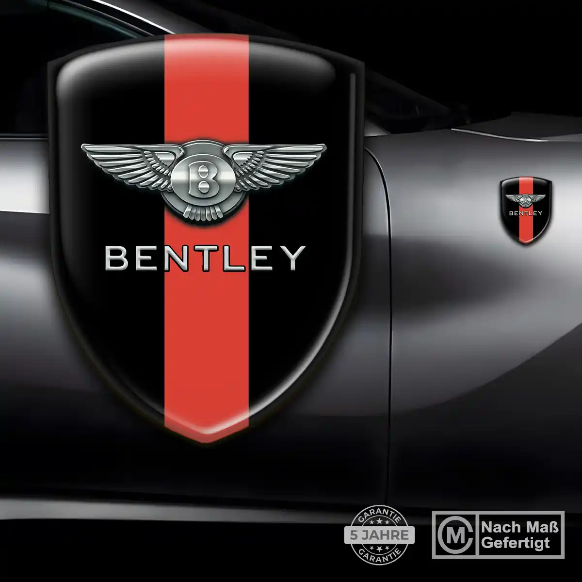 Bentley Aufkleber Emblem Wappen Höchste Qualität