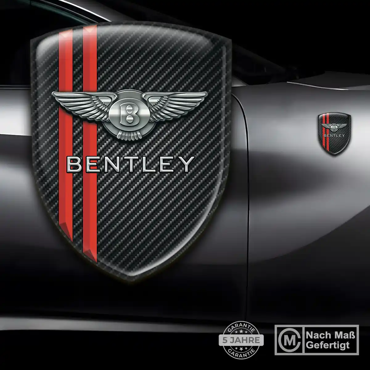 Bentley Aufkleber Emblem Wappen Hohe Qualität