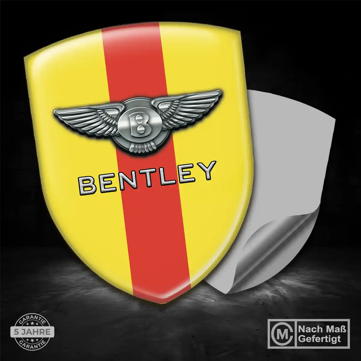 Bentley Aufkleber Emblem Wappen Interieurdesign