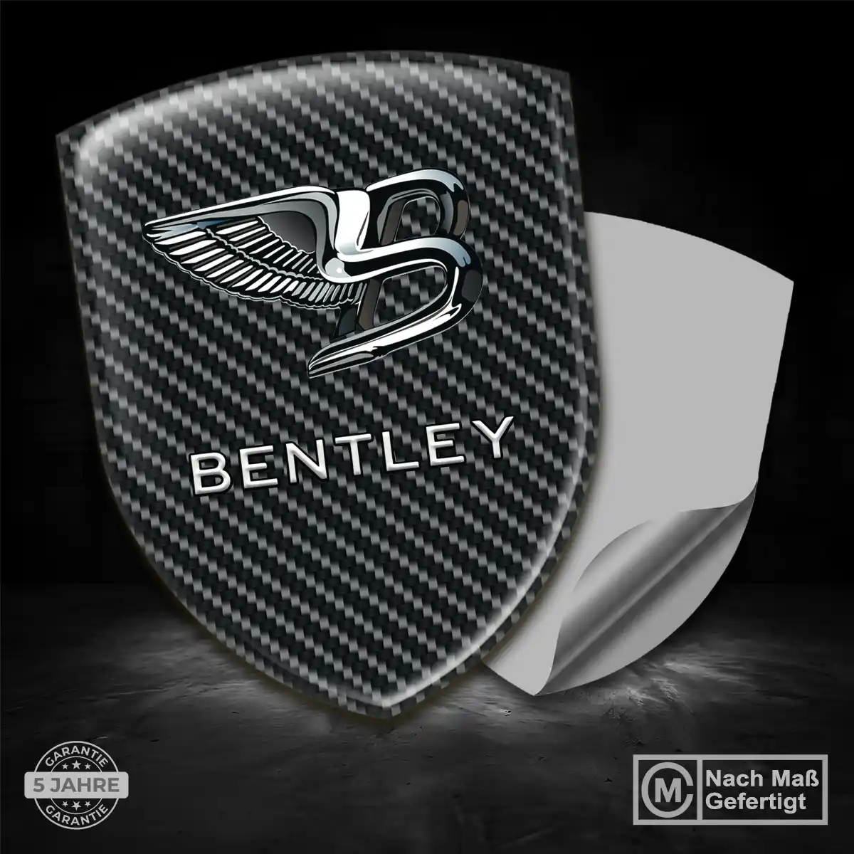 Bentley Aufkleber Emblem Wappen Stilvolles Design