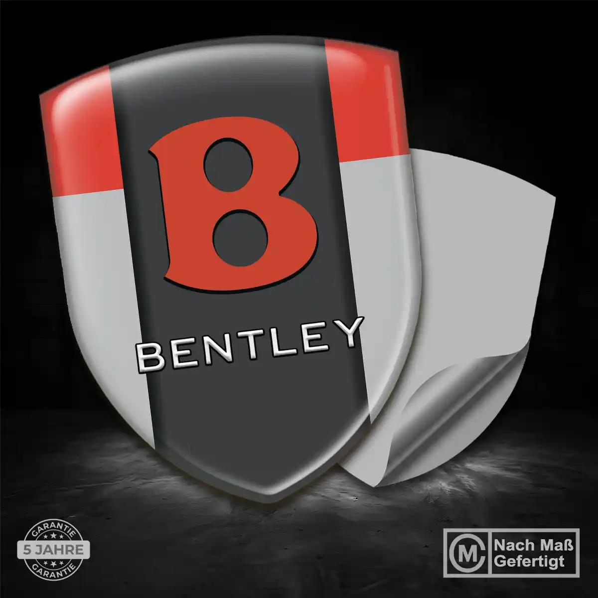 Bentley Aufkleber Emblem Wappen Tuningfahrzeug