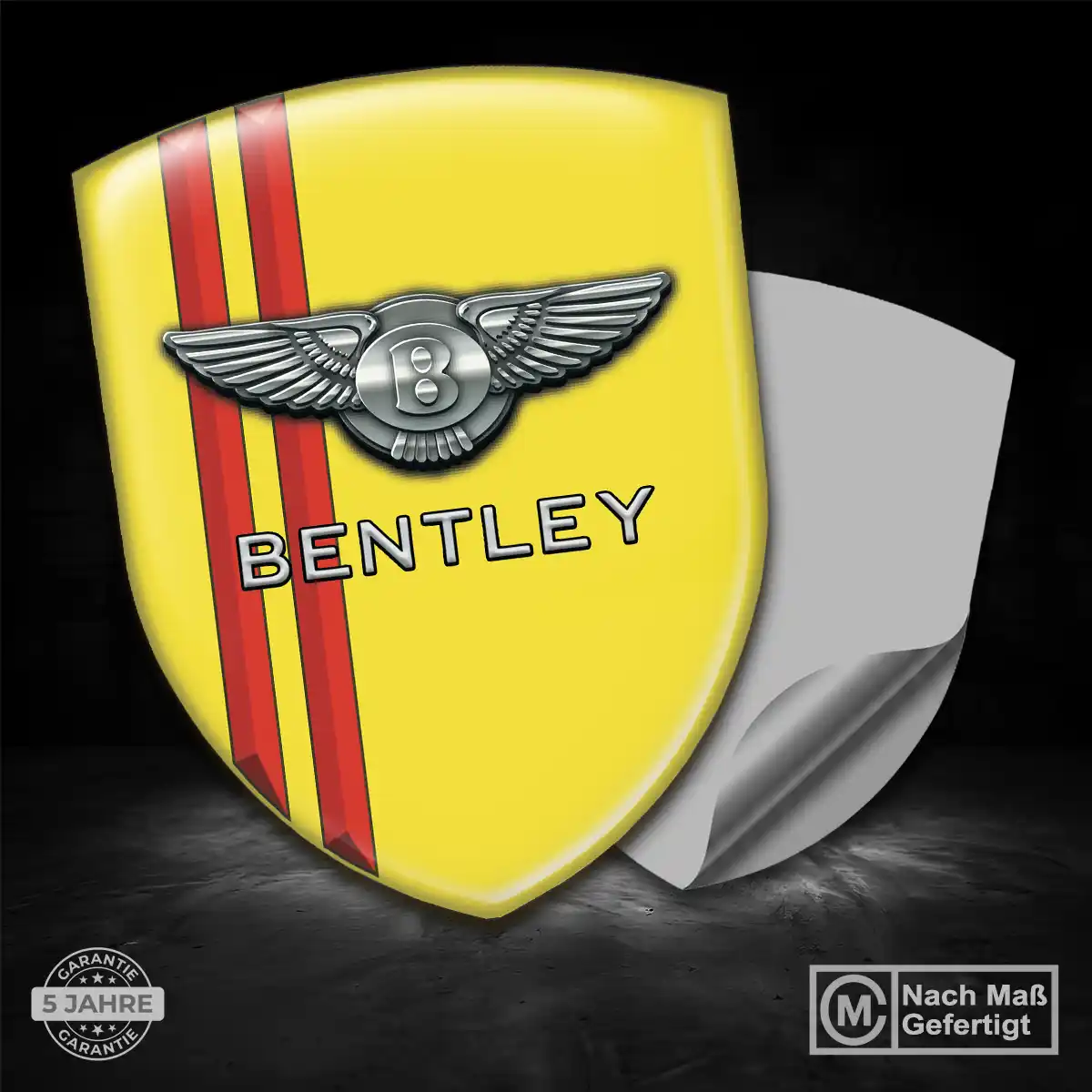Bentley Aufkleber Embleme Silikon Auto Edles Design