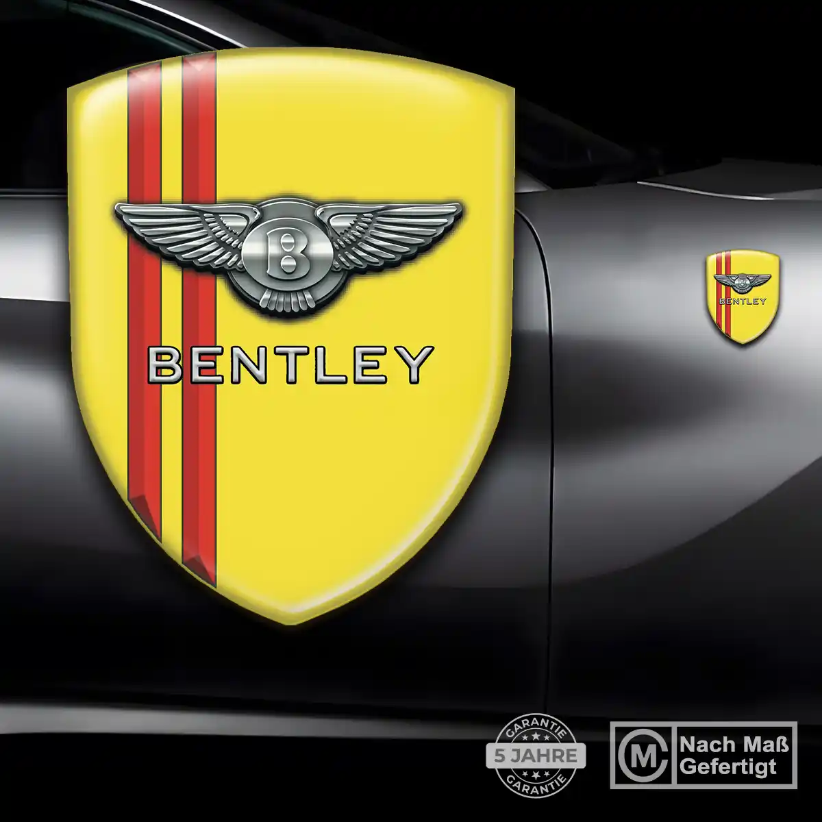Bentley Aufkleber Embleme Silikon Auto Edles Design