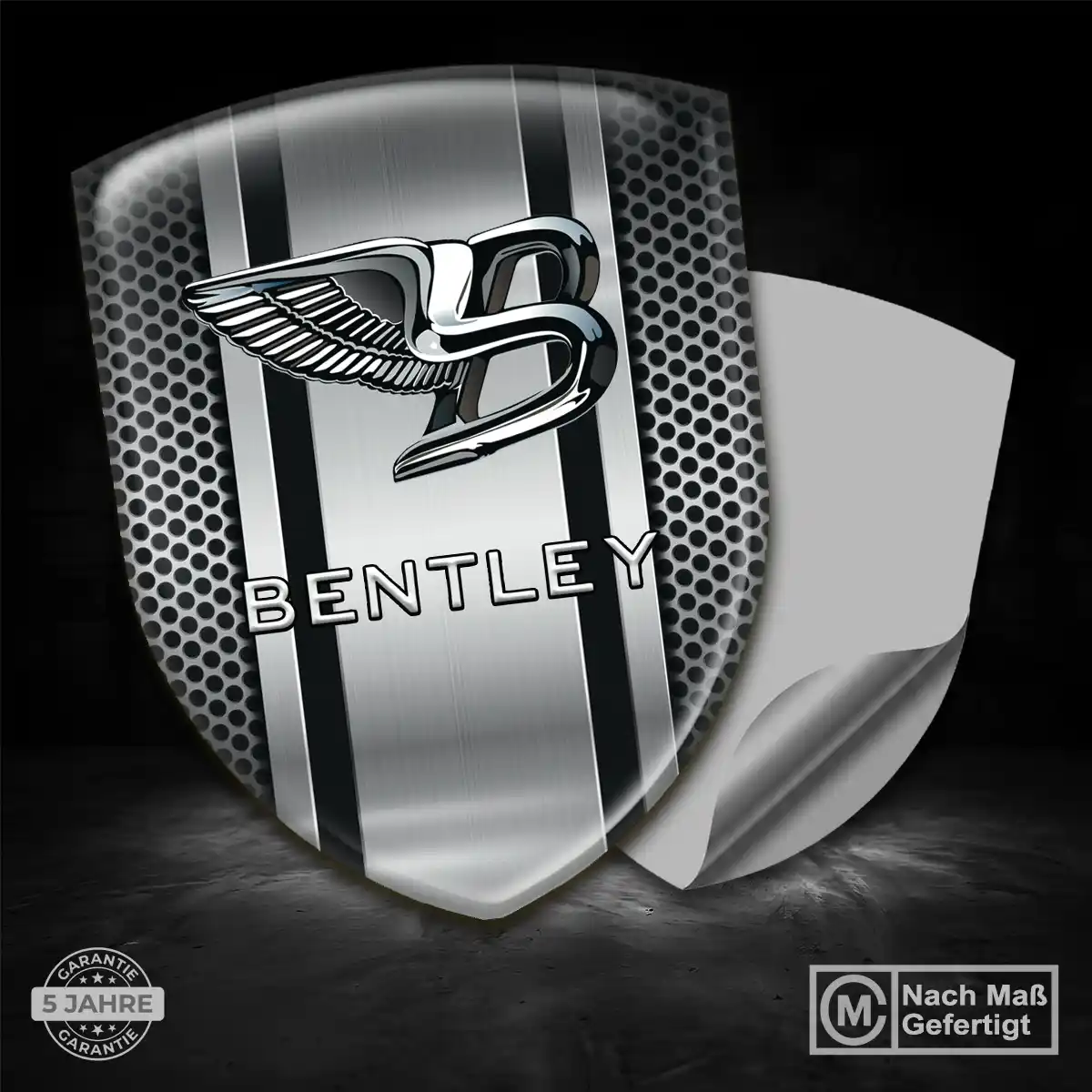 Bentley Aufkleber Embleme Silikon Auto Exterieurdesign
