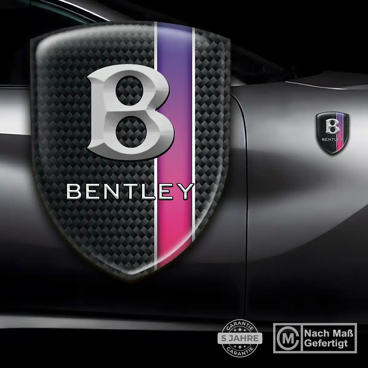 Bentley Aufkleber Embleme Silikon Auto Hochwertiges Harz