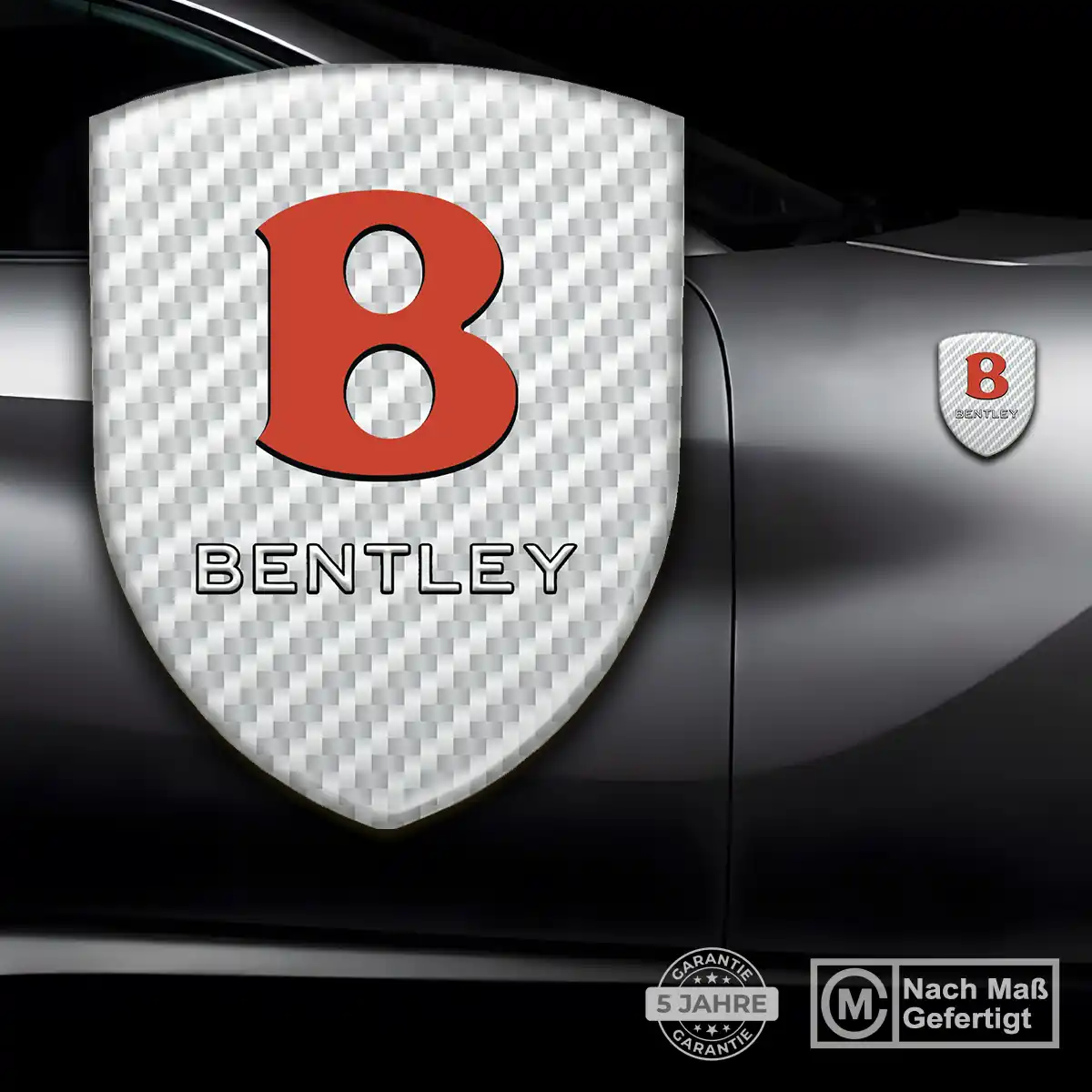 Bentley Aufkleber Embleme Silikon Auto Markenedition