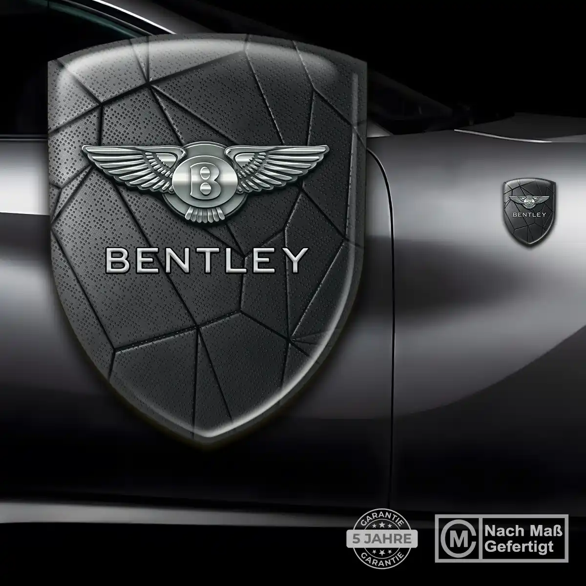 Bentley Aufkleber Embleme Silikon Auto Premium-Edition