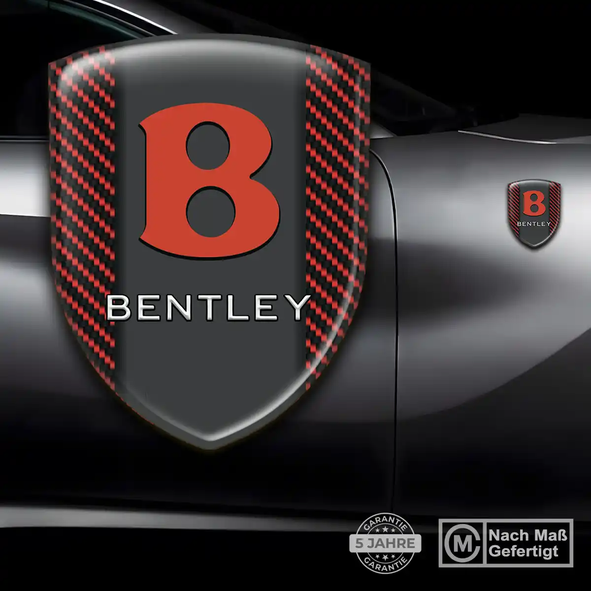 Bentley Aufkleber Embleme Silikon Auto Premiumqualität