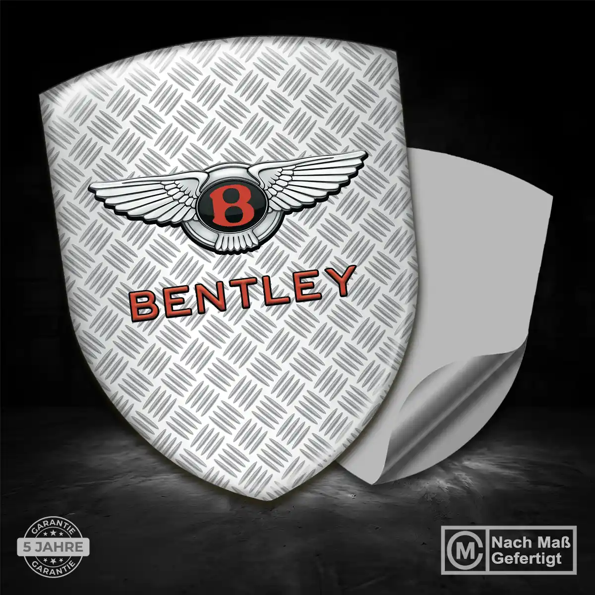 Bentley Aufkleber Embleme Silikon Edles Design