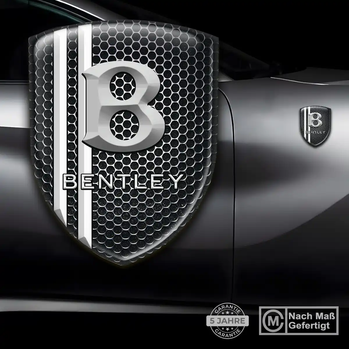 Bentley Aufkleber Embleme Silikon Elegantes Design