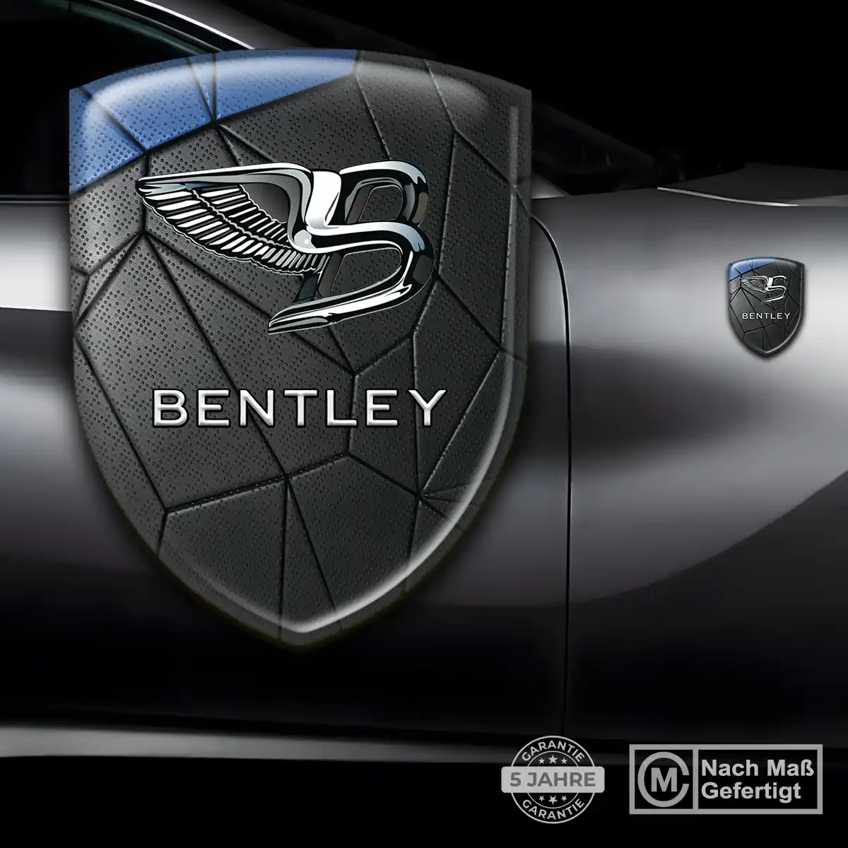 Bentley Aufkleber Embleme Silikon Hochwertiges Harz