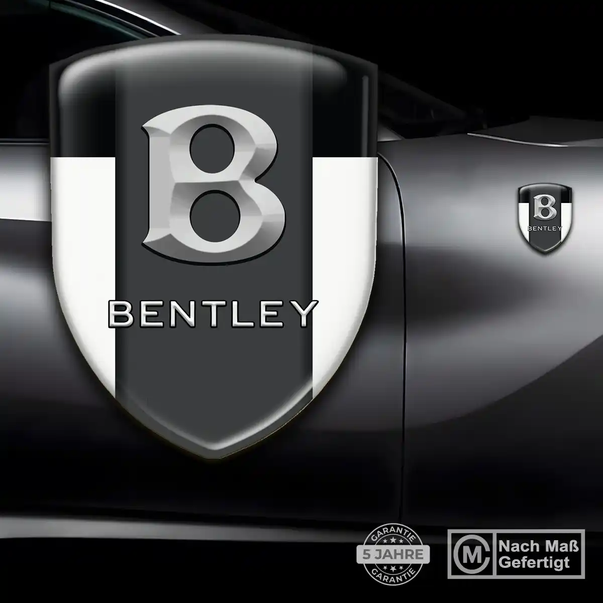 Bentley Aufkleber Embleme Silikon Interieurdesign