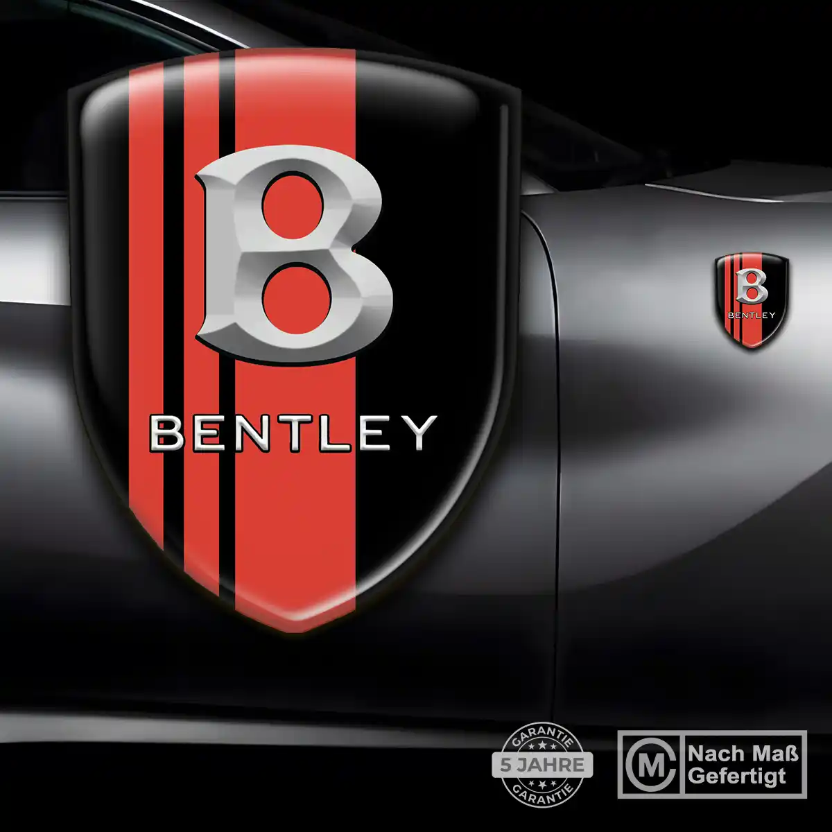 Bentley Aufkleber Embleme Silikon Markenedition