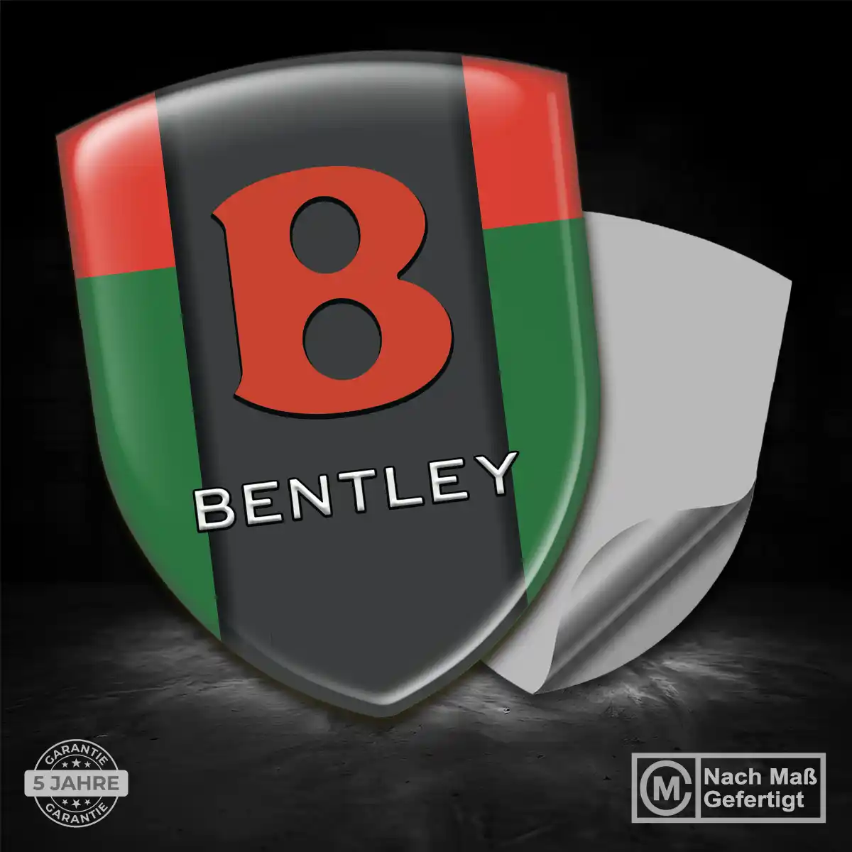 Bentley Aufkleber Embleme Silikon Premiumqualität