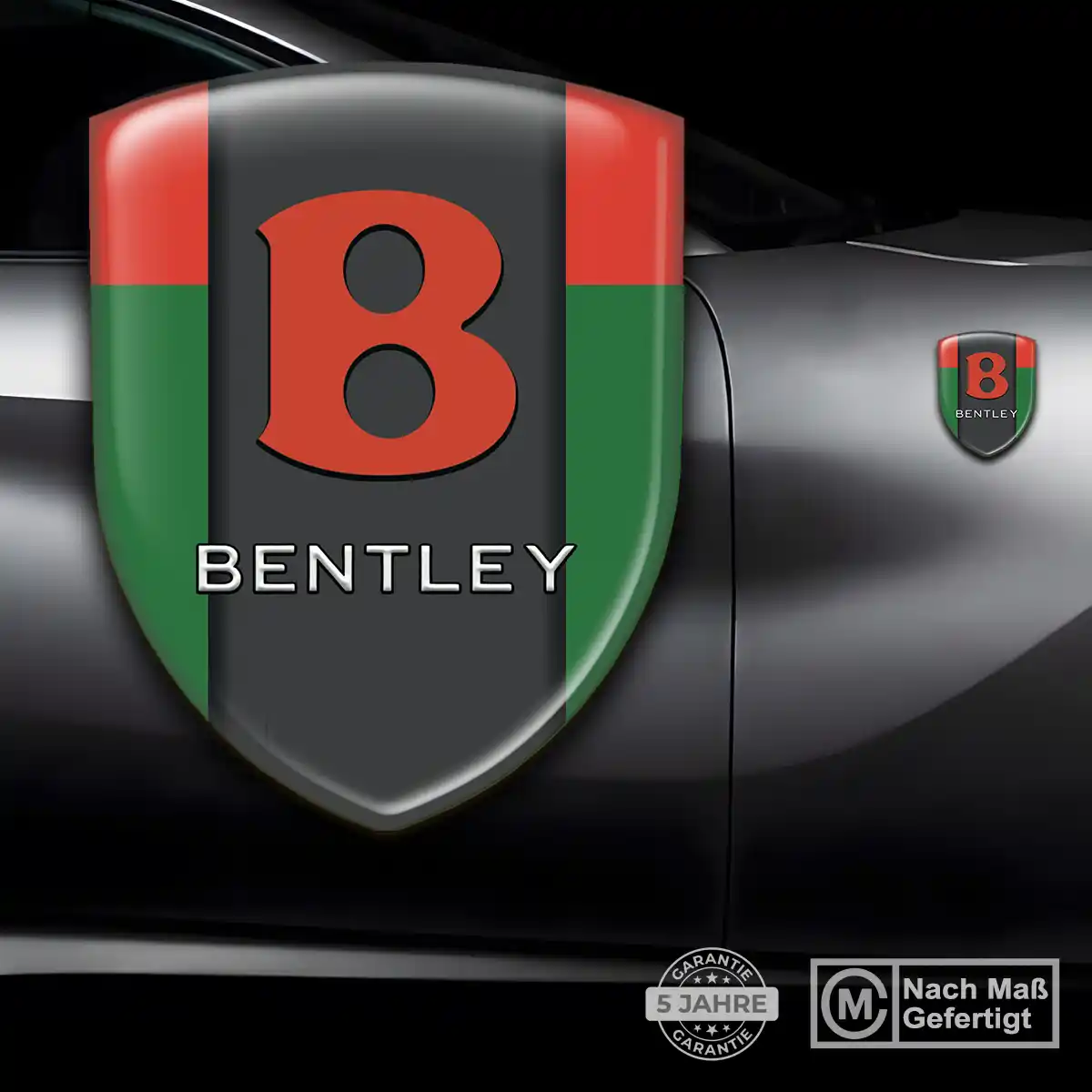 Bentley Aufkleber Embleme Silikon Premiumqualität