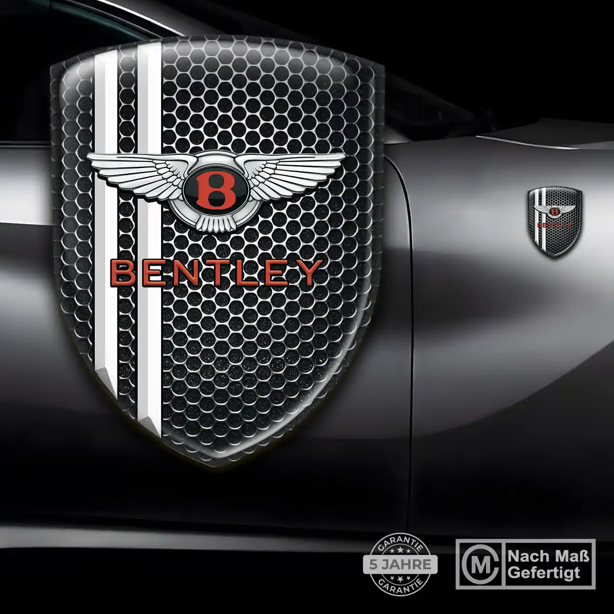 Bentley Aufkleber Embleme Silikon Stilvolles Design