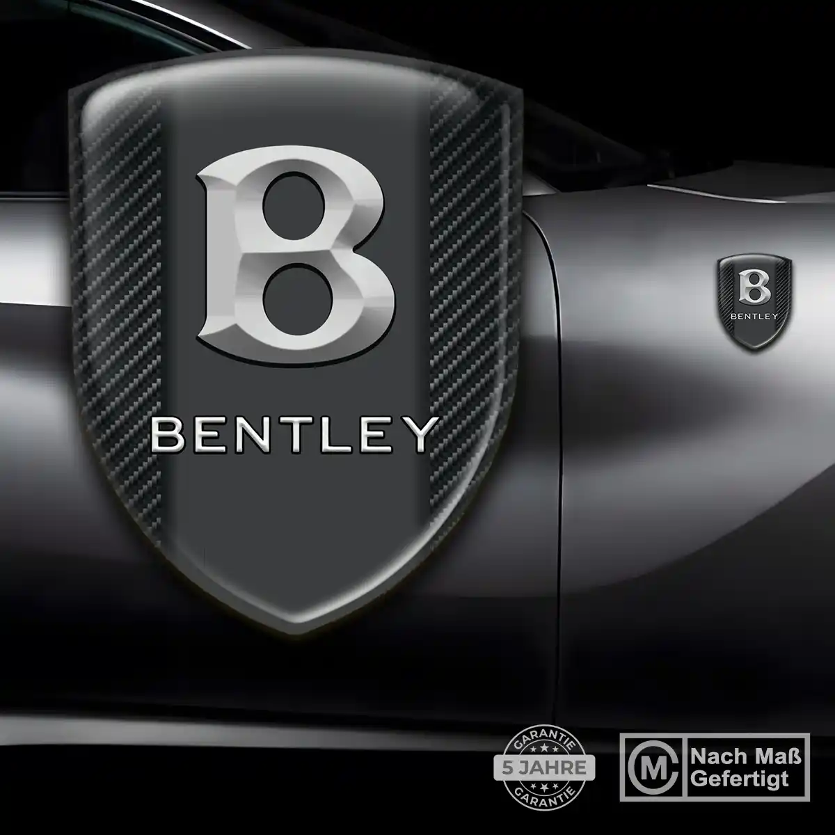 Bentley Aufkleber Interieurdesign