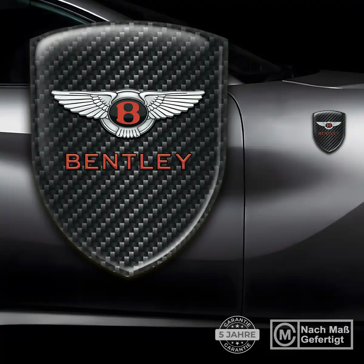Bentley Aufkleber Silikon Embleme Ausdrucksstarkes Design