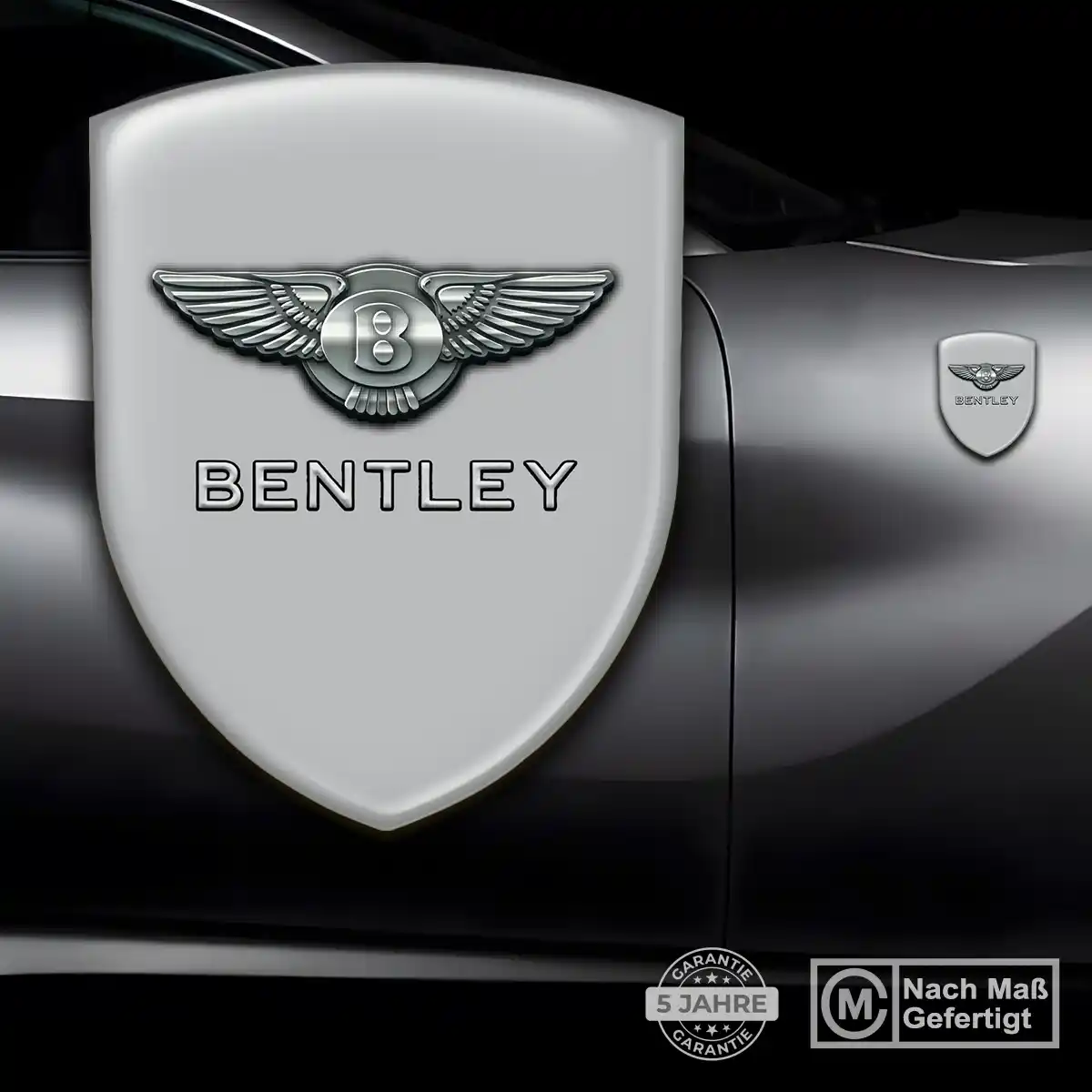 Bentley Aufkleber Silikon Embleme Auto Elegantes Design