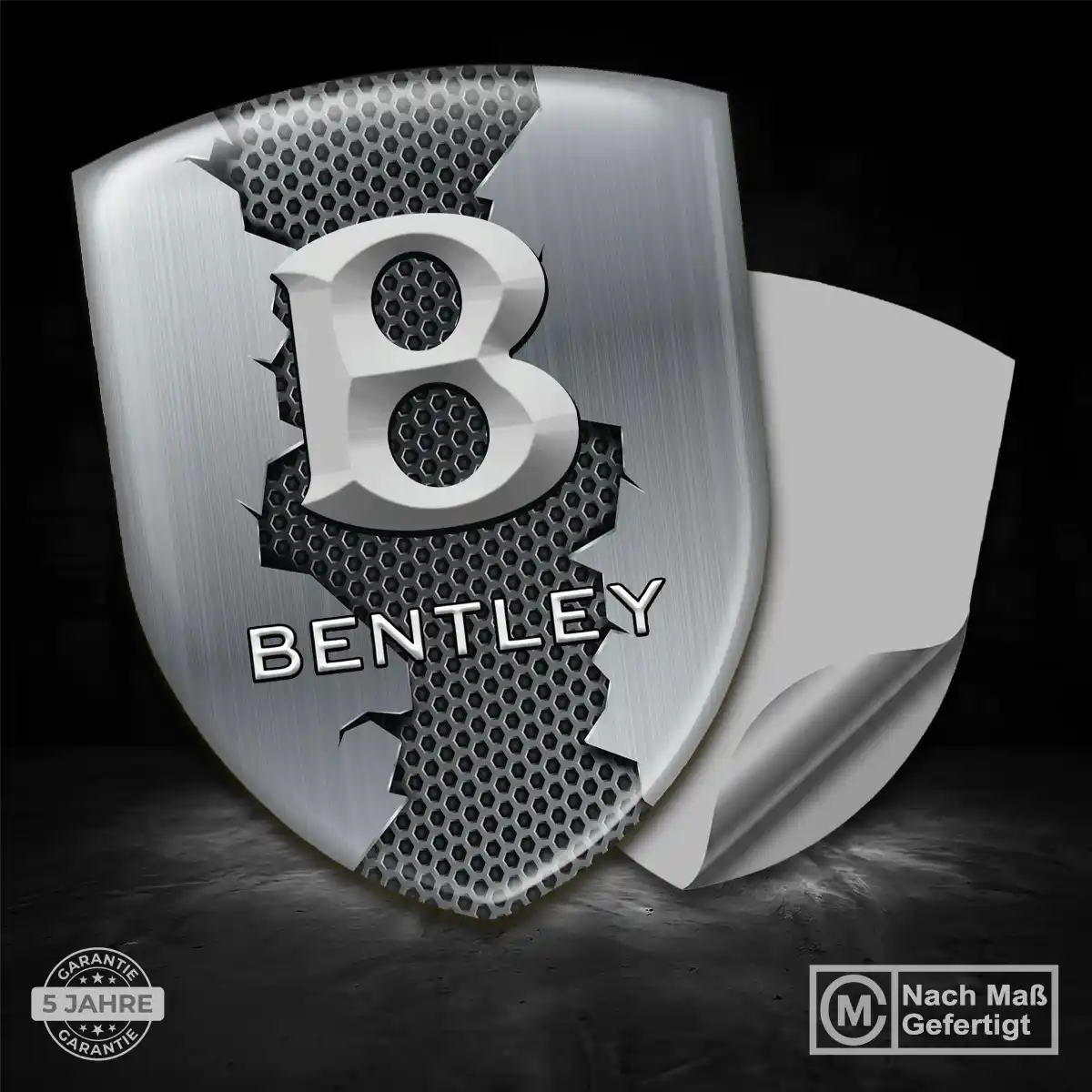 Bentley Aufkleber Silikon Embleme Auto Limitierte Auflage