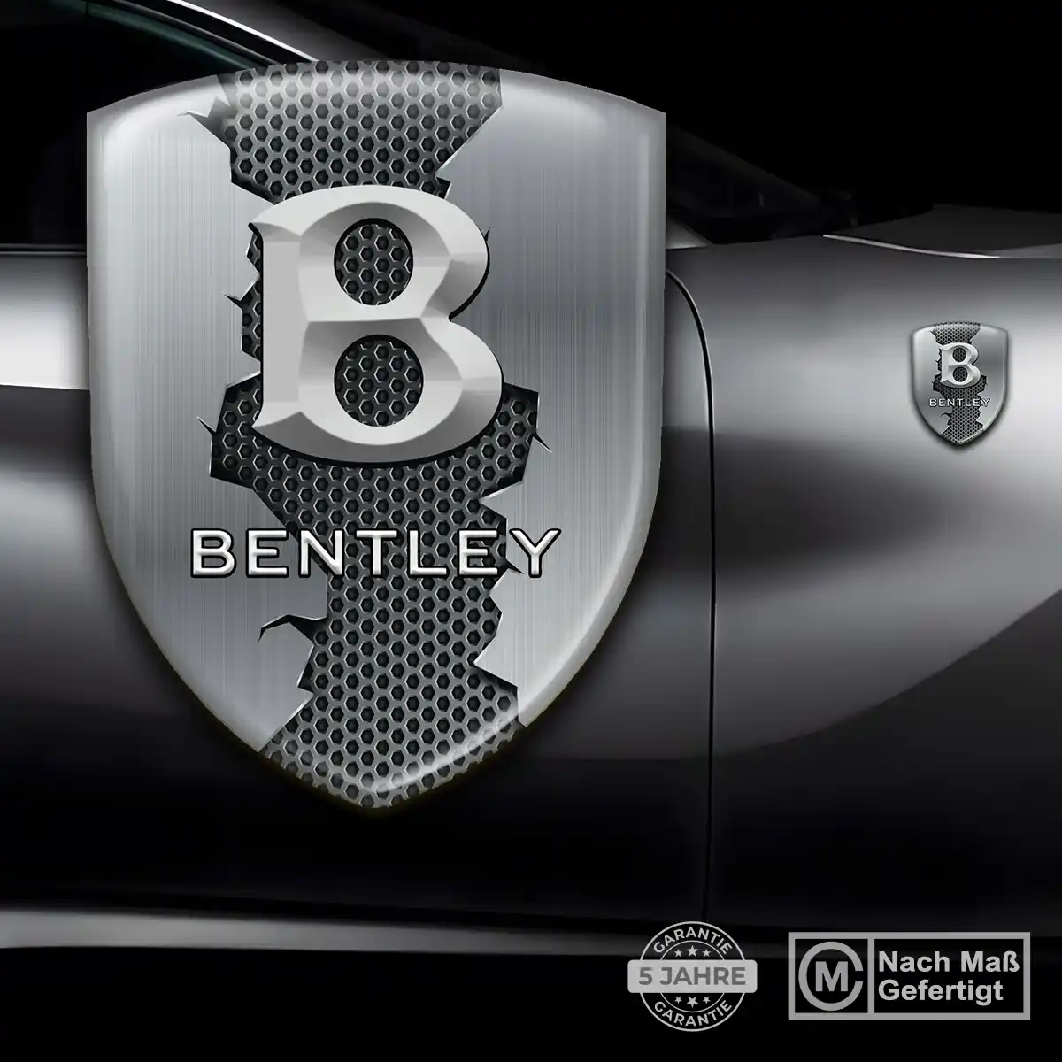 Bentley Aufkleber Silikon Embleme Auto Limitierte Auflage