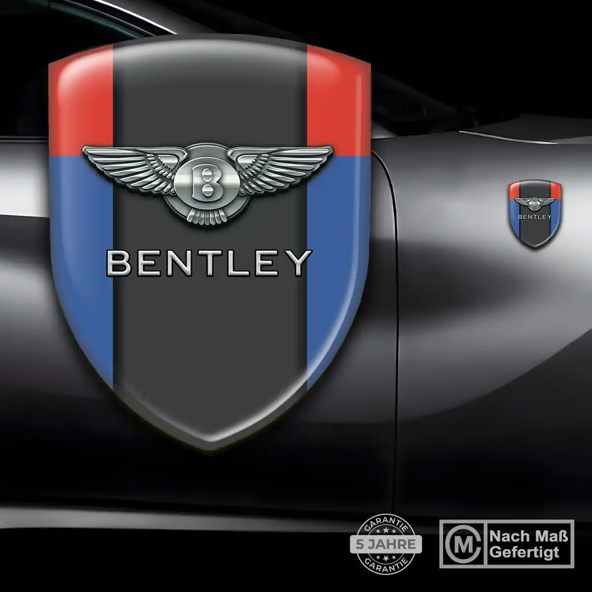 Bentley Aufkleber Silikon Embleme Auto Markenedition
