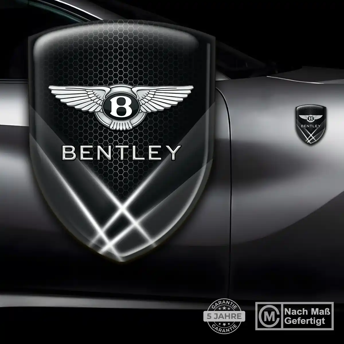 Bentley Aufkleber Silikon Embleme Auto Tuningfahrzeug